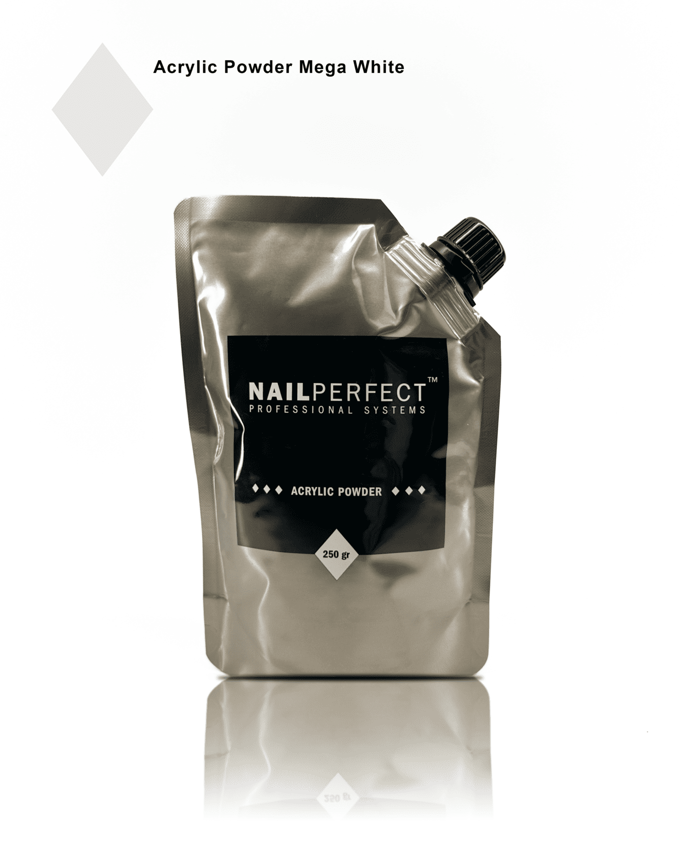 Acrylic Powder Soft White 250gr