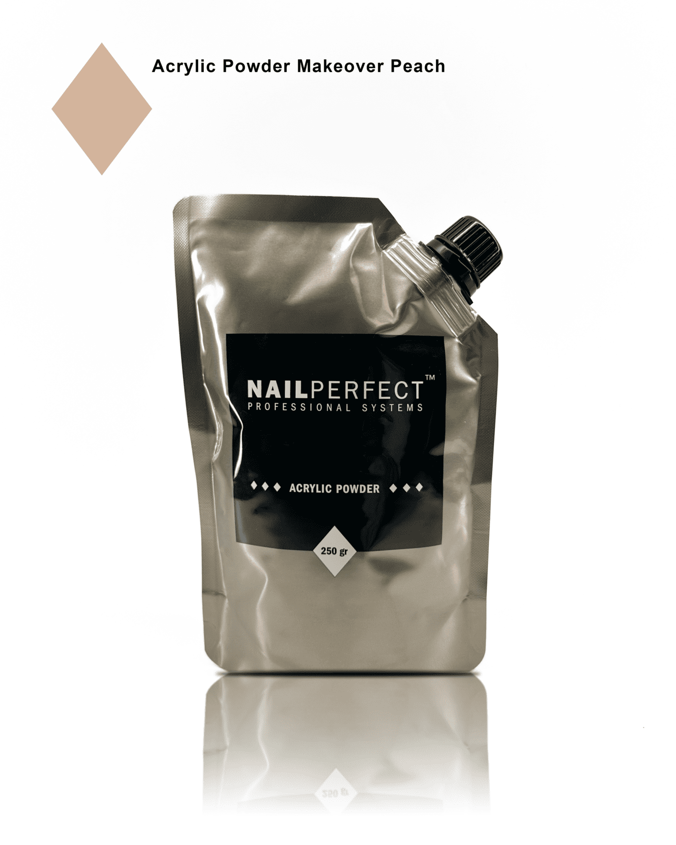 Acrylic Powder Makeover Peach 250gr
